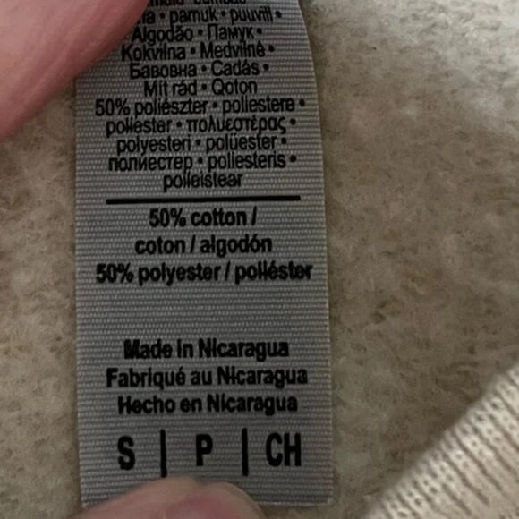 Gildan Cream and Orange Basketball Graphio Crewneck Sweater - Picture 4 of 5